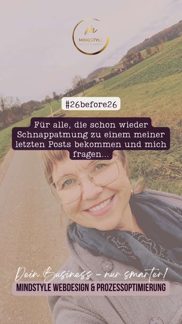 #26before26 
Nein, Du brauchst keine 26 Themen, die Du Dir jetzt noch mühsam aus dem Ärmel leiern musst, um eine coole Unternehmerin zu sein. Vielleicht sind es bei Dir noch 3 Themen, die Du dieses Jahr noch angehen möchtest oder auch drölfzig. 

Wichtig ist nur: Mach Dir Gedanken, wie Du ins Neue Jahr starten möchtest. Was möchtest Du noch erledigt wissen? Welches Angebot möchtest Du überarbeiten oder neu an den Start bringen? Braucht Deine Website mal wieder etwas Zuwendung? Möchtest Du ein Projekt unbedingt noch abschließen oder auf den Weg bringen?

Hi, ich bin Sandra – Ruhrpott-Pflanze in Heidelberg, Website-Fee & Prozess-Nerd, damit DU mehr Zeit fürs Wesentliche hast!
Wenn Du Deine Website nicht nur schön, sondern auch smart haben möchtest, nur so semi-gut in Technik bist und Sichtbarkeit, Marketing, Technik und Deine Kunden unter einen Hut bekommen möchtest, ohne durchzudrehen, follow me!
Wertige Sichtbarkeit für mehr Umsatz und automatisierte Prozesse für mehr Zeit!
⠀
👉 Hier teile ich meinen Content rund um:
Webdesign • WordPress • Brand Design • Wartung • Funnel • Automatisierung • Webshops • Mitgliederbereiche • KI • Prozessoptimierung • Business Real Talk und wie Du das Meiste aus Deiner Zeit raus holst, ohne an echter Verbindung zu verlieren.
⠀
💬 Lost in Sachen Technik und Du möchtest endlich wieder mehr Zeit haben, bevor Dir Dein Business über den Kopf wächst? Oder Du wünschst Dir einfach eine wertige Website, die die Qualität Deiner Arbeit und Deine Energie spiegelt? Schreib mir „Talk“ in die Kommentare, wenn Du ein kostenfreies Kennenlerngespräch möchtest, um gemeinsam zu schauen, ob wir ein gutes Match für Deinen nächsten Business-Schritt sind.
⠀
#mindstyle #26before26 #ziele #businessziele #zeitmanagement #businessskalieren #selbstständigefrauen #gründerin #wartung #websitesicherheit #unternehmerin #webdesign #branddesign #funnel #mitgliederbereich #umsatz #sichtbarkeit #ki #technikmentoring #wordpress